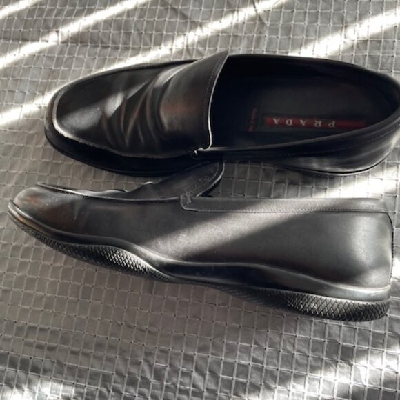Prada loafers leather black size EUR 40  US 6.5 main image 6